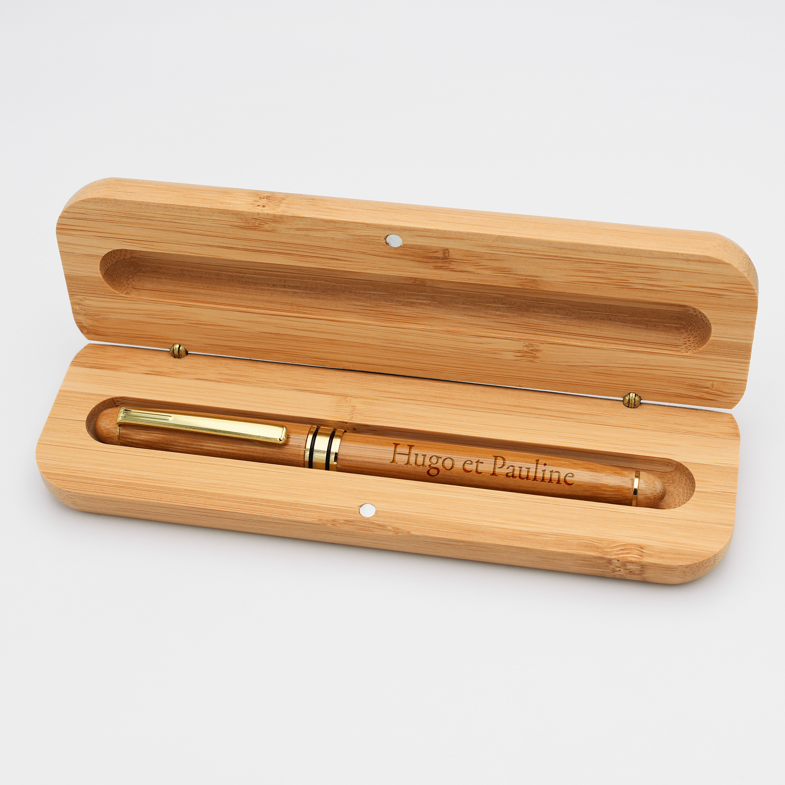 Mini stylo bille bois personnalisé